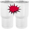 20 oz. Tall Stainless Steel Vacuum Insulated Tumbler White Thumbnail