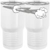 20 oz. Tall Stainless Steel Vacuum Insulated Tumbler White Thumbnail