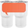 20 oz. Tall Stainless Steel Vacuum Insulated Tumbler White Thumbnail