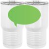20 oz. Tall Stainless Steel Vacuum Insulated Tumbler White Thumbnail