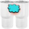 20 oz. Tall Stainless Steel Vacuum Insulated Tumbler White Thumbnail