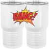 20 oz. Tall Stainless Steel Vacuum Insulated Tumbler White Thumbnail