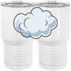 20 oz. Tall Stainless Steel Vacuum Insulated Tumbler White Thumbnail