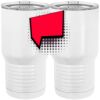 20 oz. Tall Stainless Steel Vacuum Insulated Tumbler White Thumbnail