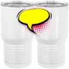 20 oz. Tall Stainless Steel Vacuum Insulated Tumbler White Thumbnail