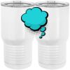 20 oz. Tall Stainless Steel Vacuum Insulated Tumbler White Thumbnail