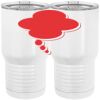 20 oz. Tall Stainless Steel Vacuum Insulated Tumbler White Thumbnail