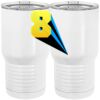 20 oz. Tall Stainless Steel Vacuum Insulated Tumbler White Thumbnail
