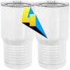 20 oz. Tall Stainless Steel Vacuum Insulated Tumbler White Thumbnail