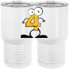 20 oz. Tall Stainless Steel Vacuum Insulated Tumbler White Thumbnail