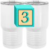 20 oz. Tall Stainless Steel Vacuum Insulated Tumbler White Thumbnail