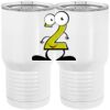 20 oz. Tall Stainless Steel Vacuum Insulated Tumbler White Thumbnail