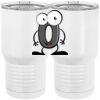 20 oz. Tall Stainless Steel Vacuum Insulated Tumbler White Thumbnail