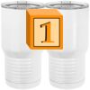 20 oz. Tall Stainless Steel Vacuum Insulated Tumbler White Thumbnail
