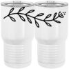 20 oz. Tall Stainless Steel Vacuum Insulated Tumbler White Thumbnail