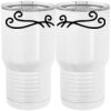 20 oz. Tall Stainless Steel Vacuum Insulated Tumbler White Thumbnail