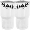 20 oz. Tall Stainless Steel Vacuum Insulated Tumbler White Thumbnail