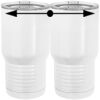 20 oz. Tall Stainless Steel Vacuum Insulated Tumbler White Thumbnail