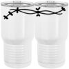 20 oz. Tall Stainless Steel Vacuum Insulated Tumbler White Thumbnail