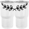 20 oz. Tall Stainless Steel Vacuum Insulated Tumbler White Thumbnail