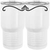 20 oz. Tall Stainless Steel Vacuum Insulated Tumbler White Thumbnail