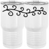 20 oz. Tall Stainless Steel Vacuum Insulated Tumbler White Thumbnail