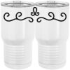 20 oz. Tall Stainless Steel Vacuum Insulated Tumbler White Thumbnail