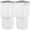 20 oz. Tall Stainless Steel Vacuum Insulated Tumbler White Thumbnail