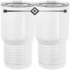 20 oz. Tall Stainless Steel Vacuum Insulated Tumbler White Thumbnail