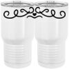 20 oz. Tall Stainless Steel Vacuum Insulated Tumbler White Thumbnail