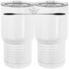 20 oz. Tall Stainless Steel Vacuum Insulated Tumbler White Thumbnail