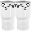 20 oz. Tall Stainless Steel Vacuum Insulated Tumbler White Thumbnail