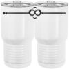 20 oz. Tall Stainless Steel Vacuum Insulated Tumbler White Thumbnail