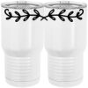 20 oz. Tall Stainless Steel Vacuum Insulated Tumbler White Thumbnail