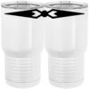 20 oz. Tall Stainless Steel Vacuum Insulated Tumbler White Thumbnail