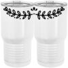 20 oz. Tall Stainless Steel Vacuum Insulated Tumbler White Thumbnail