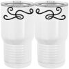 20 oz. Tall Stainless Steel Vacuum Insulated Tumbler White Thumbnail