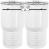 20 oz. Tall Stainless Steel Vacuum Insulated Tumbler White Thumbnail