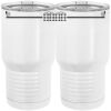 20 oz. Tall Stainless Steel Vacuum Insulated Tumbler White Thumbnail