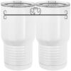 20 oz. Tall Stainless Steel Vacuum Insulated Tumbler White Thumbnail