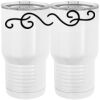 20 oz. Tall Stainless Steel Vacuum Insulated Tumbler White Thumbnail