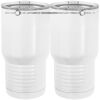 20 oz. Tall Stainless Steel Vacuum Insulated Tumbler White Thumbnail