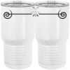 20 oz. Tall Stainless Steel Vacuum Insulated Tumbler White Thumbnail