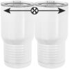 20 oz. Tall Stainless Steel Vacuum Insulated Tumbler White Thumbnail
