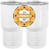 20 oz. Tall Stainless Steel Vacuum Insulated Tumbler White Thumbnail