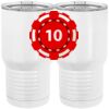 20 oz. Tall Stainless Steel Vacuum Insulated Tumbler White Thumbnail