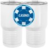 20 oz. Tall Stainless Steel Vacuum Insulated Tumbler White Thumbnail