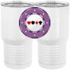 20 oz. Tall Stainless Steel Vacuum Insulated Tumbler White Thumbnail