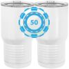 20 oz. Tall Stainless Steel Vacuum Insulated Tumbler White Thumbnail