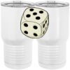 20 oz. Tall Stainless Steel Vacuum Insulated Tumbler White Thumbnail